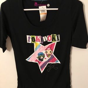 Tokidoki Black Punk Rocker Shirt
